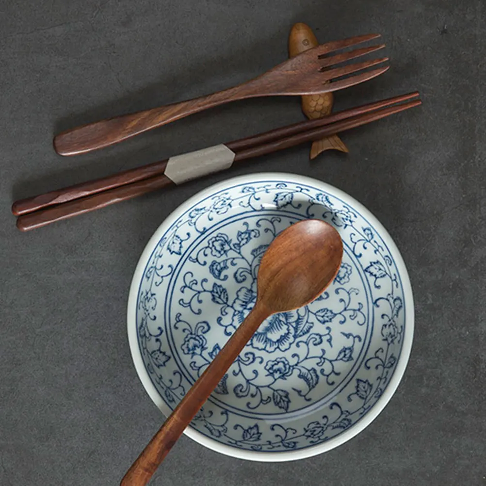 

5 Pcs Concentrate 's Tableware Spoon Scoops Small Spoons Wooden Serving