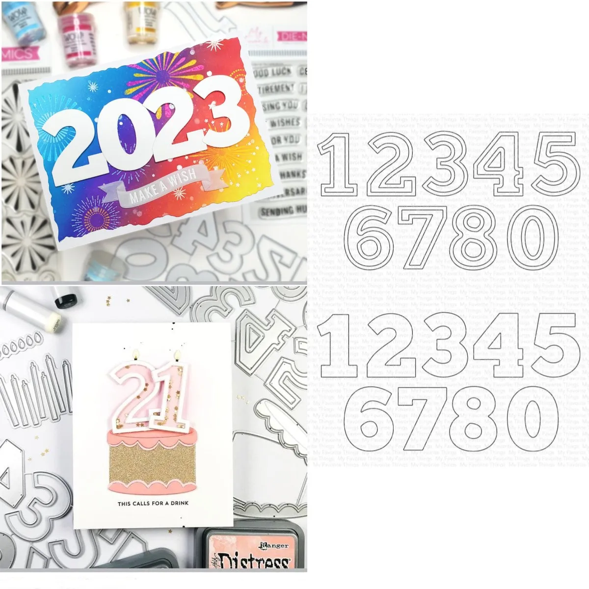 

New Outline Numbers Metal Craft Dies Cutting DIY Scrapbooking Paper Craft Handmade Make Album Card Punch Embossing Template