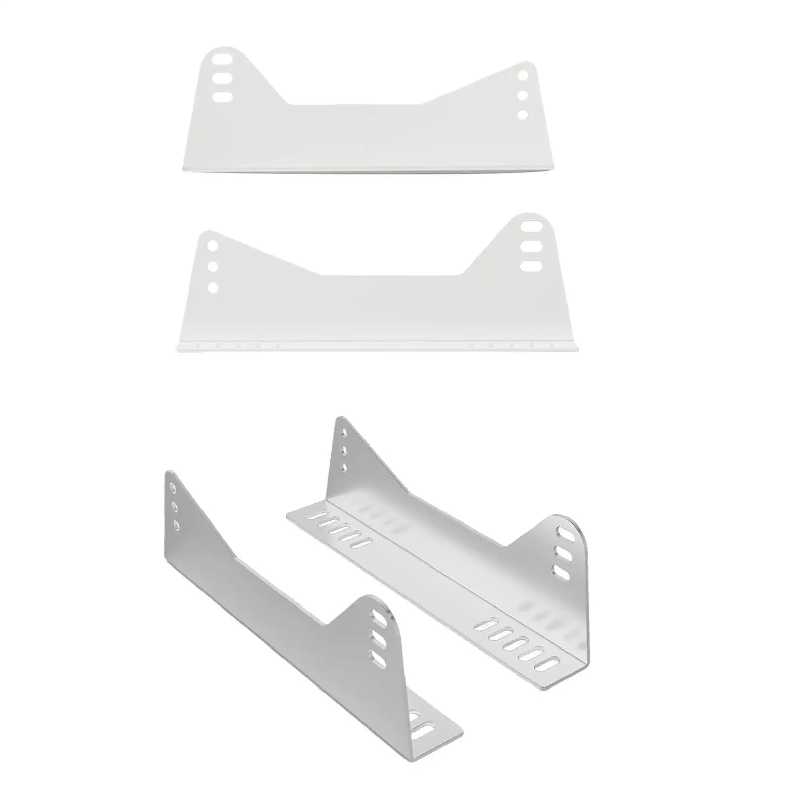 High Performance Race Seat Side Mount Bracket Kit Universal L Shape Adjustable Repair Parts for Bucket Seats