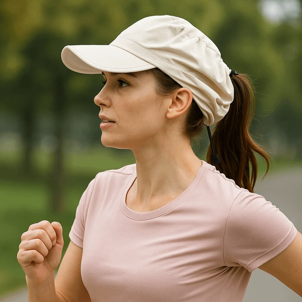 

Полиэстеровый солнцезащитный пустой цилиндр с защитой от ультрафиолета, складная уличная быстросохнущая шляпа, однотонная водонепроницаемая спортивная мужская кепка, летняя кепка