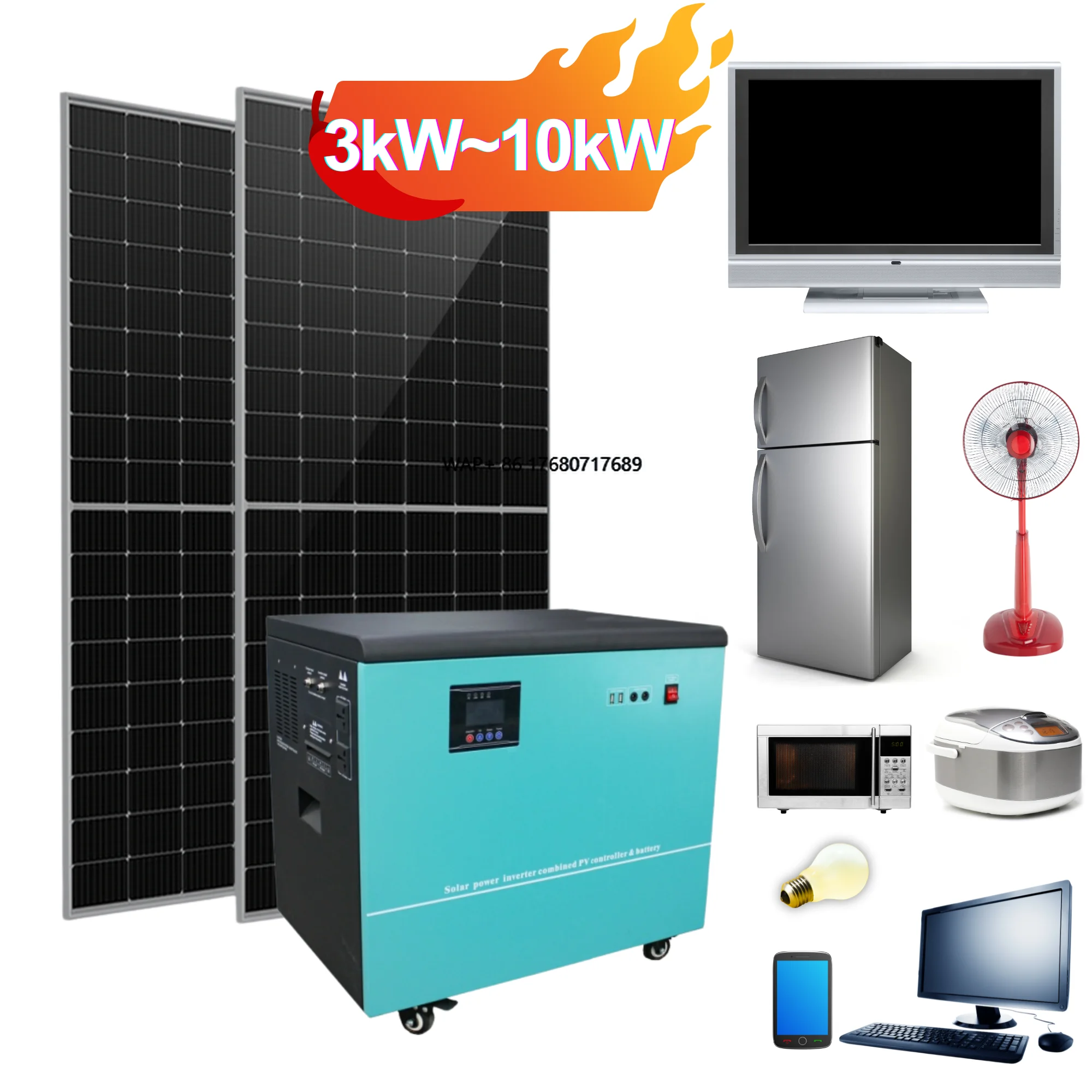 Conversion Kits Factory Products Power Plants 10000 Watts Renewable Energy Technology Camping Solar Generators