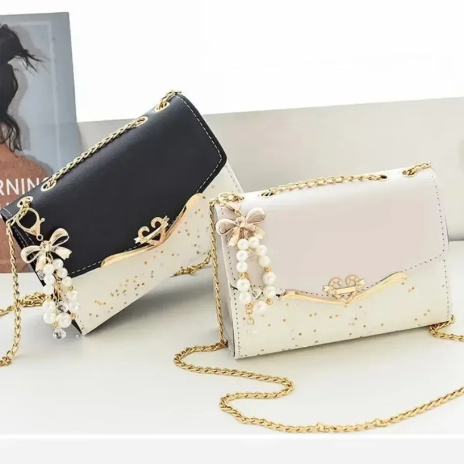 

Minimalist New Trendy Ins Korean Edition Versatile Small Bag Women Stylish Single Shoulder Crossbody Bag Chain Small Square Bag