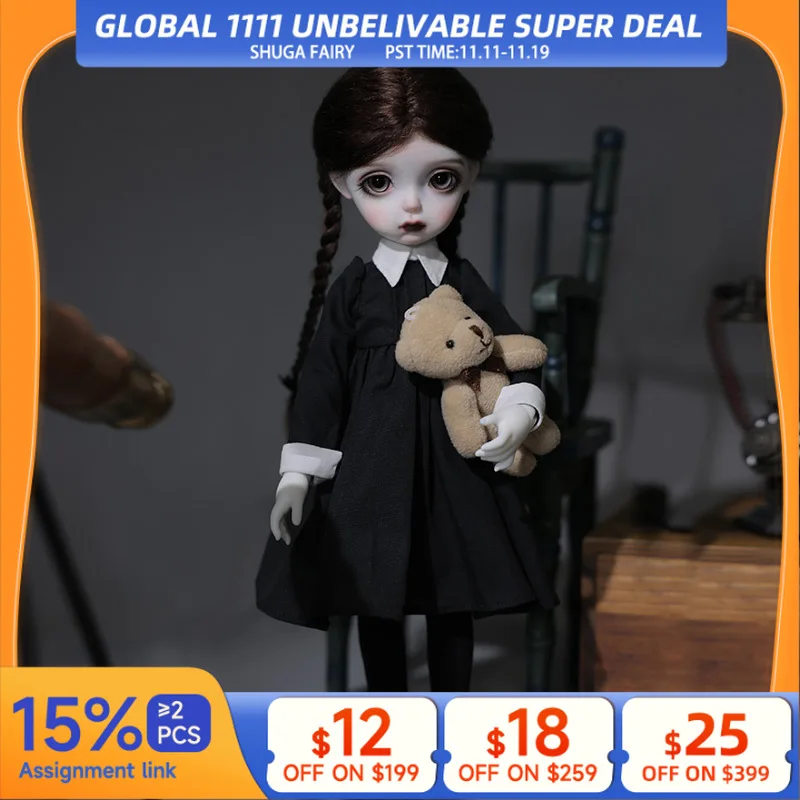 

Milia 1/6 BJD кукла готическая викторианская школьница фигурка из смолы с полным набором одежды позашляховый шарнирный коллекционер тела художественный подарок (YOSD)
