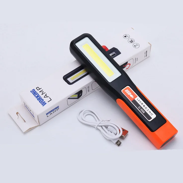 

1/2/4/8PCS Bright COB LED Work Light Car Mechanic Lamp USB Rechargeable Flashlight Magnetic Torch Emergency Light Warning Light