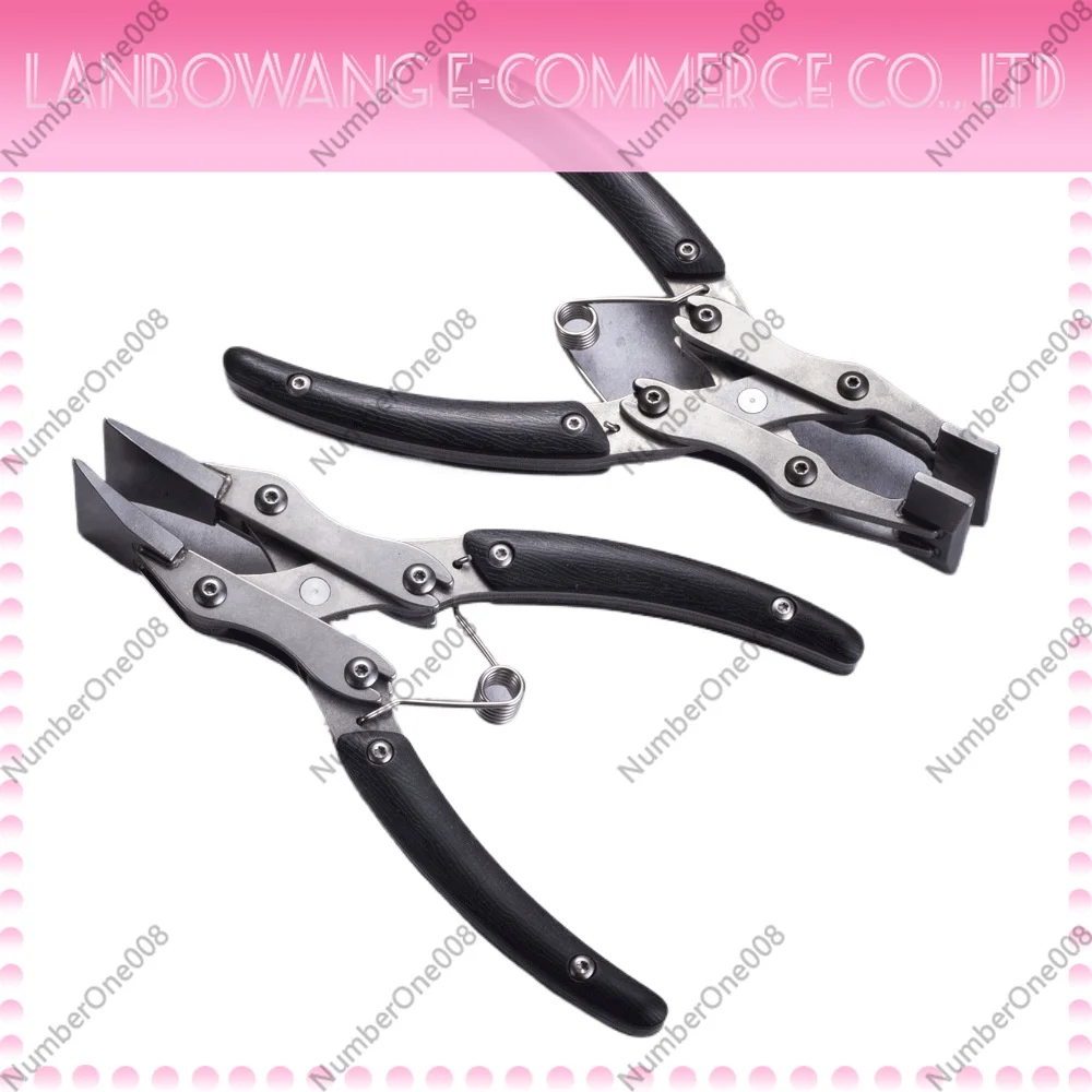 Stainless Steel Flat Jaw Pliers Leather Craft Parallel Clamp for DIY Edge Pressing