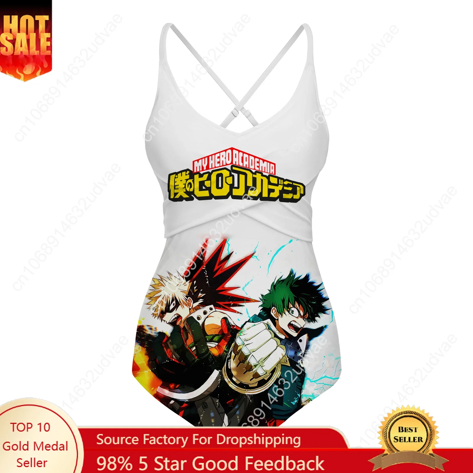 

Купальник My Hero Academia для женщин, слитный купальник, персонализированный, сексуальный, для вечеринок у бассейна, пляжный бикини, летний, на заказ