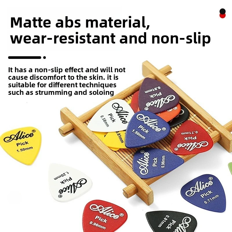 18/50/100 قطعة من مجاديف جيتار أليس، جيتار كهربائي صوتي، مجاذيف ملحقات غير لامعة مضادة للانزلاق، شظايا القيثارة