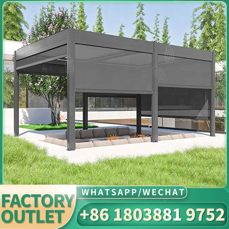 

Outdoor Sunroom Pergola Gazebo Minimalist Easily Sunrooms Glass Houses For Caterers Canteens