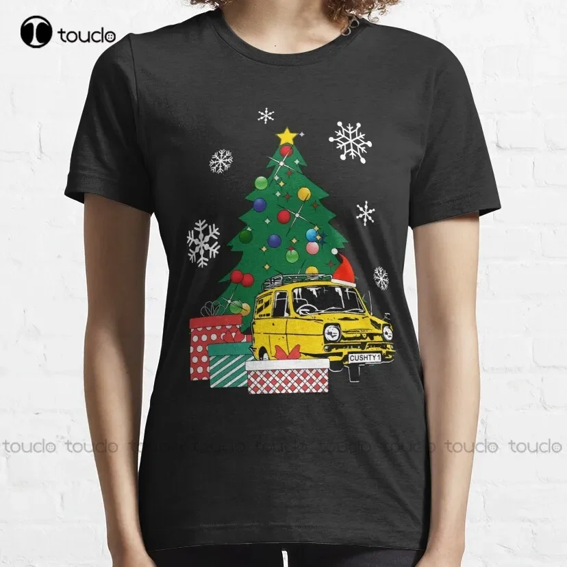 Only Fools And Horses Car Around The Christmas Tree T-Shirt Graphic Tees Men Custom Aldult Teen Unisex Xs-5Xl Cotton Women Men