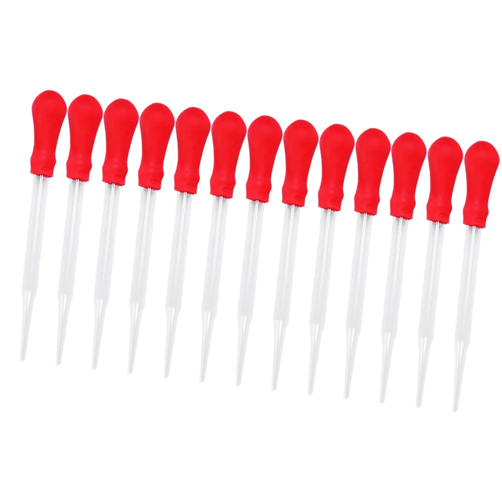 13Pcs Silicone Glass Dropper Set Portable Lightweight Lab Pipette for Home School Science Experiments Eye Dropper Chemical view 3