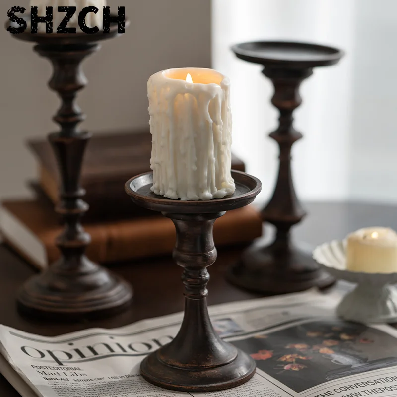 Retro Kitchen Candle Living Room Designer Restaurant Creative Candle Modern Home Decor Wedding Decoration