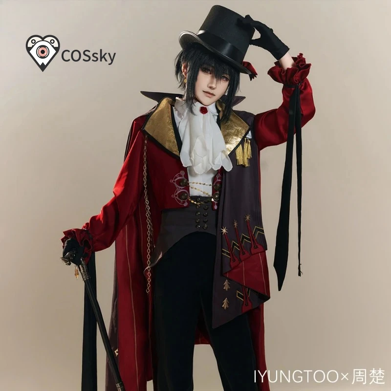 Lord of Mysteries Klein Moretti Cosplay Costume Halloween Christmas New Gothic suits hat cloak vest prop uniform men women view 4