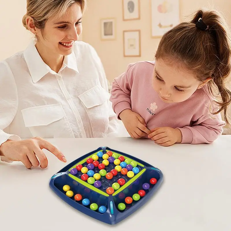 Color Ball Board Game Counting Matching Game Fine Motor & Cognitive Skills Development Educational Counting Game For Kids Boys &