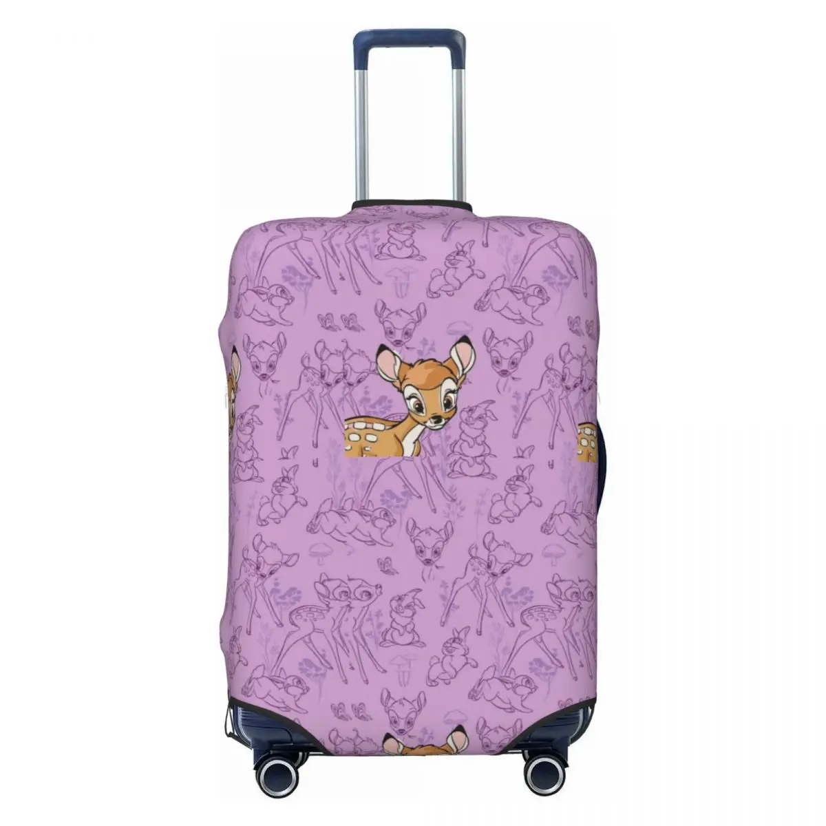 

Custom Cartoon Bambi Anime Suitcase Cover Dust Proof Luggage Protective Covers for 18-32 inch
