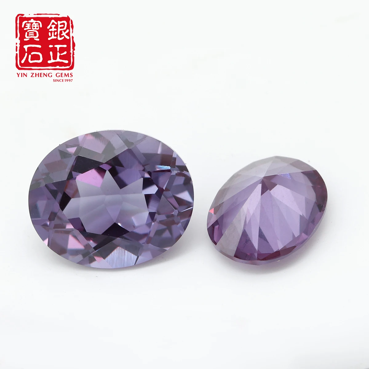 

YinZheng Czochralski Corundum Oval Lab Alexander Alexandr Loose Stone With Certificates Can Be Provided Lab Grown Alexander