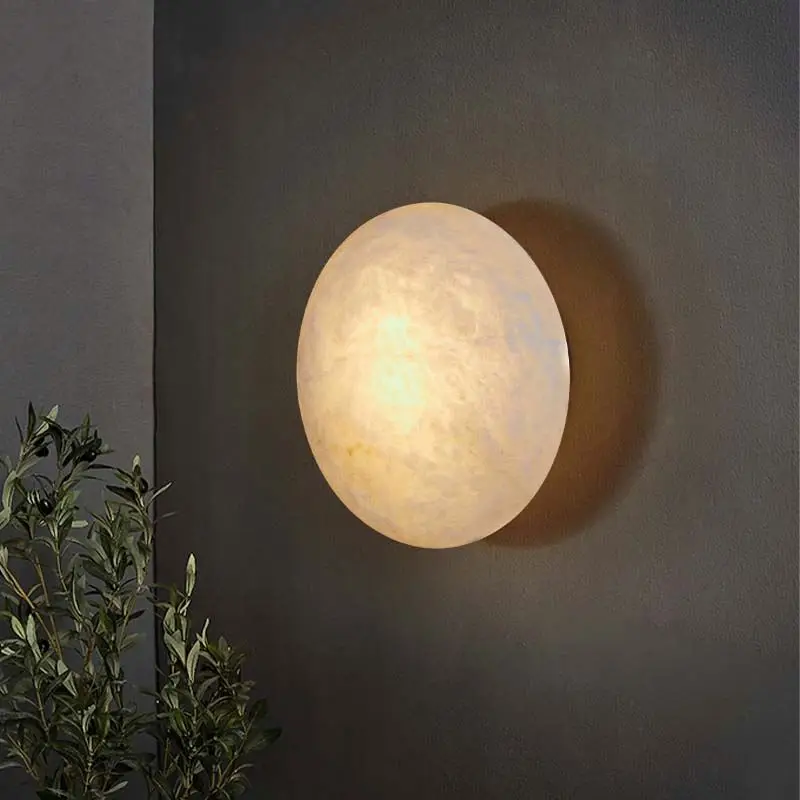 

Modern Creative Bedroom Indoor Marble Wall Lamp for Home