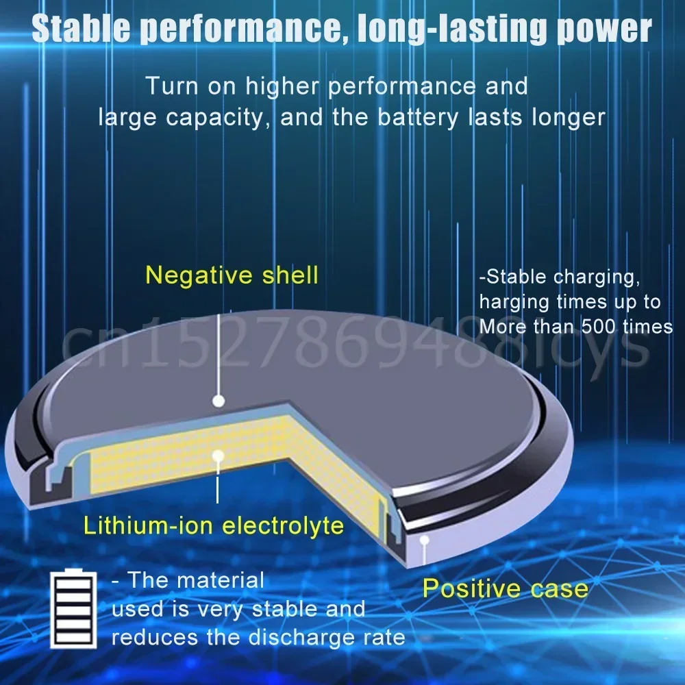 خلية زر قابلة لإعادة الشحن بأقدام لحام ، بطارية احتياطية ، بطاريات عملات معدنية ، CMOS ، RTC ، BIOS ، ML1220 ، 3V ، ML ، 6-20