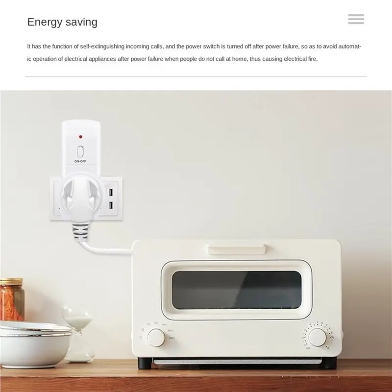 Exquisite-2X Wireless Remote Control Smart Timer Socket Switch 220V Wall 433Mhz Programmable Electrical Outlet Switch EU Plug
