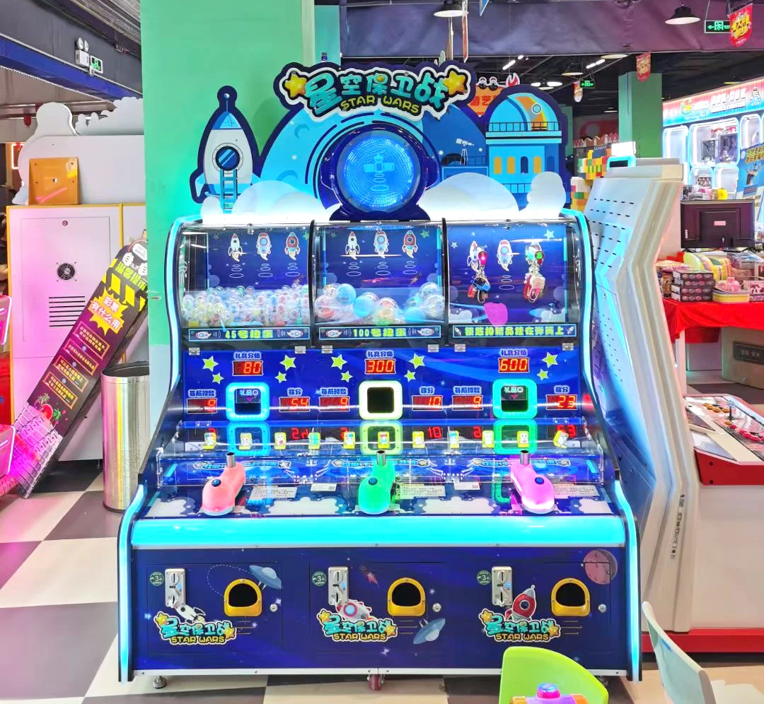 1pcsOriginal Game Board Machine 3 Player Star War Coin Operated Pusher Lottery Pinball Machine Arcade Redemption Game