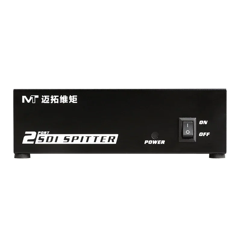 

2 Port SDI Splitter 1 input 2 output Distributor Support SD HD 3G High Quality SD102 for Security Camera Video Recorder