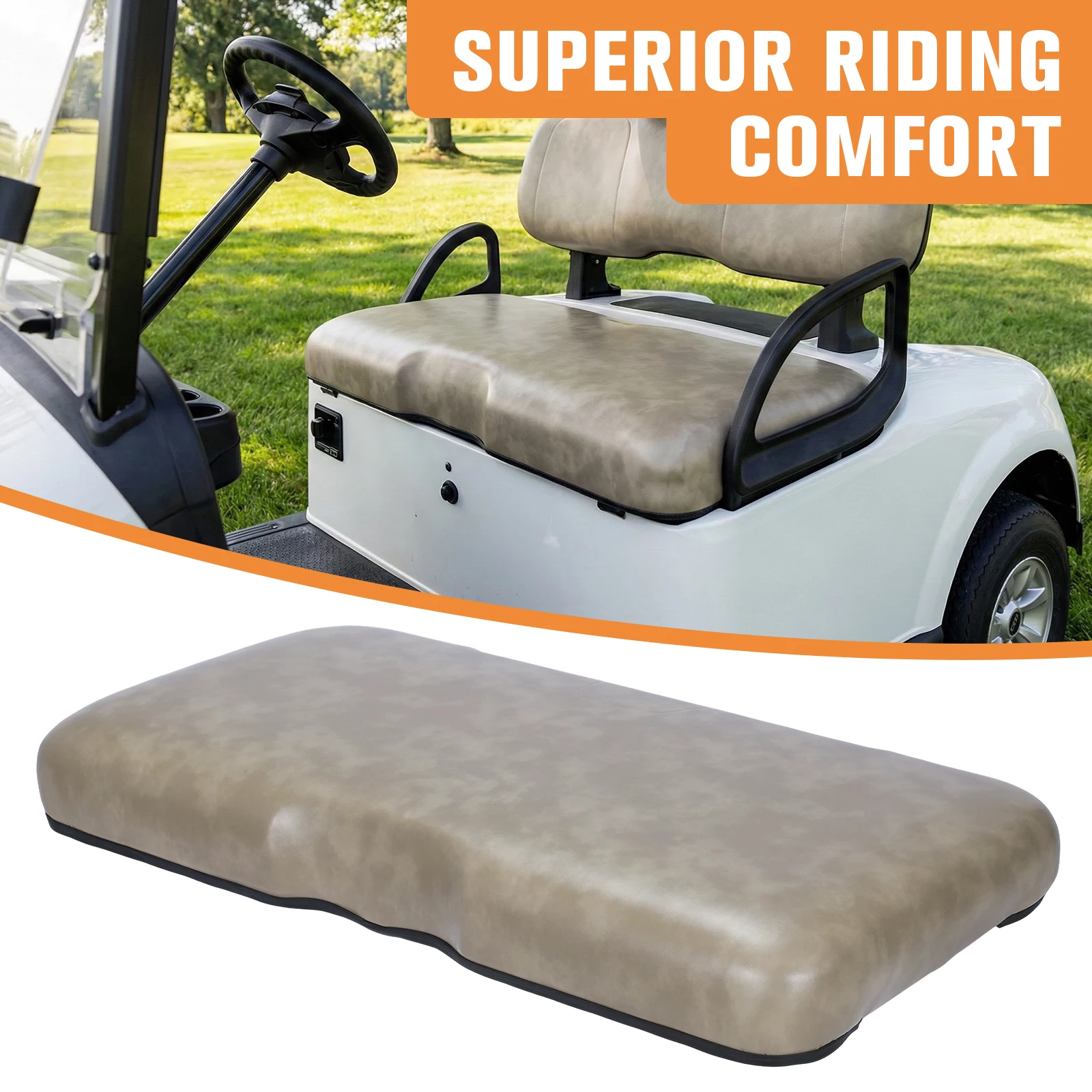 

Golf Cart Front Cushion Assembly for EZGO RXV 2008-up Models Golf Cart Seat Cushion Mounting Hardware Included