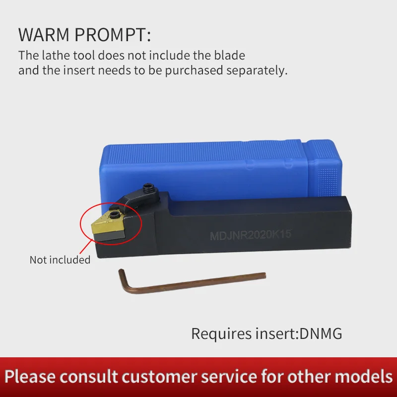 Intlshaft MDJNR2020 MDJNR2525 External Turning Tool Holder DNMG Carbide Inserts Lathe Bar CNC Cutting Tools Set