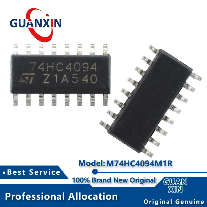 

100% New M74HC4094M1R M74HC4094M1 Marking 74HC4094 SOP16 M74HC4094