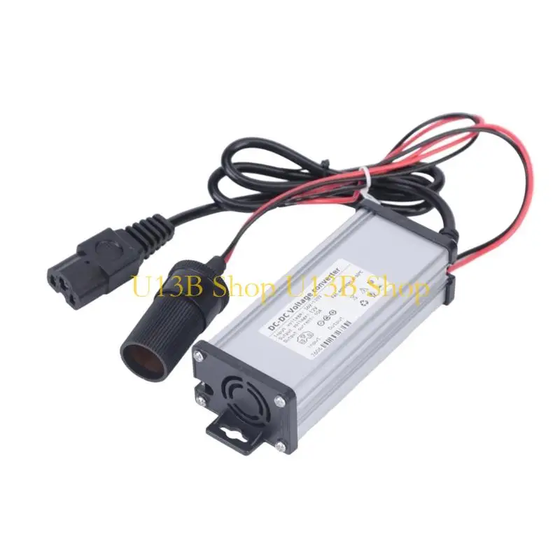 U13B Motorcycle Power Step Down Converters 36V-120V to 12V, 3Pin Input for E Bike
