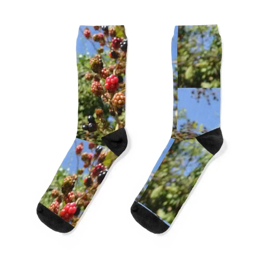 

Anyone like blackberries Socks christmass gift Toe sports soccer anti-slip man Socks Woman Men's