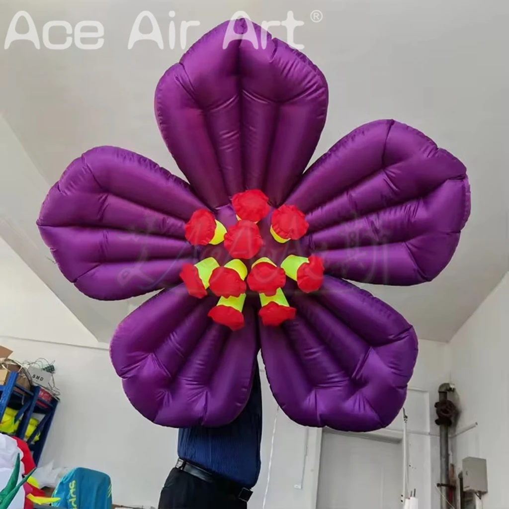 Aufblasbarer Gartenbogen, Hochzeits-Blumenbogen-Ballon, exklusives Blumenmuster für Veranstaltungen im Freien