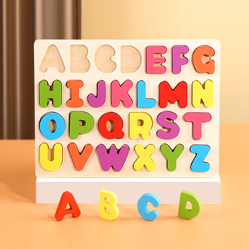 

Montessori Logarithmic Board Children's Numbers Letters Shapes Recognition Matching Board Early Education Wooden Toy