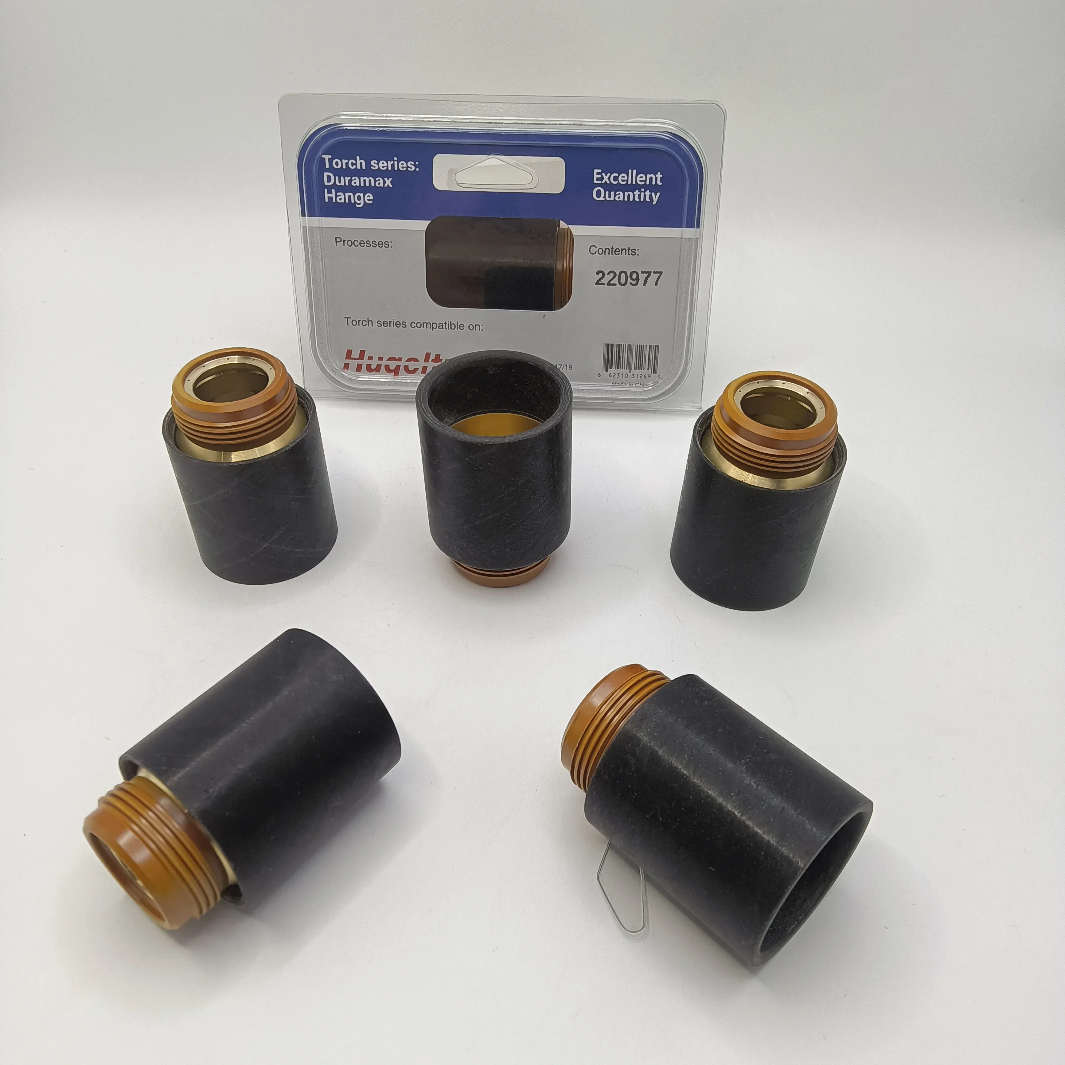 

NEW High Efficiency Powermax125A Consumables Plasma Electrode 220971 Nozzle 220975 Shield 220976 Swirl ring 220997 Cap 220977 42