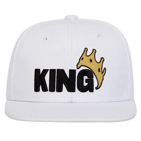Unisex KING Crown Broderi Hiphop Hattar Vår Höst Utomhus Justerbara Casual Baseballkepsar Solskyddsmedel Hatt Sportkeps 8 best sales Kunglig keps - №2
