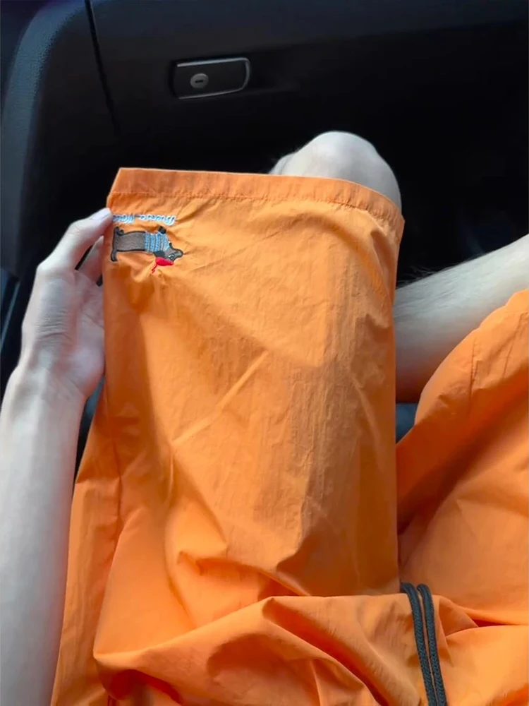 

Мужские летние спортивные шорты из ледяного шелка Qui Dry, тонкие, с прострочкой, до колена, пятичастные, пляжные, прямого кроя