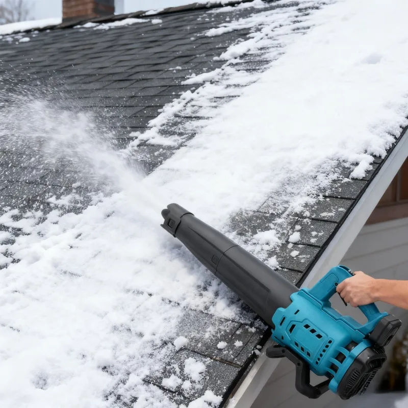 منفضة هواء كهربائية قوية لاسلكية |   أداة تنظيف منفاخ الغبار والثلج عالية الطاقة، متوافقة مع بطارية ماكيتا