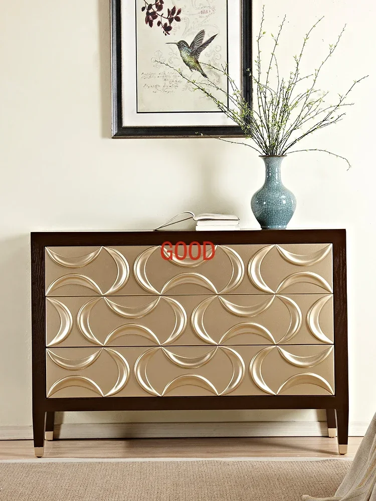 Entry front door Entrance cabinet Modern simple American style