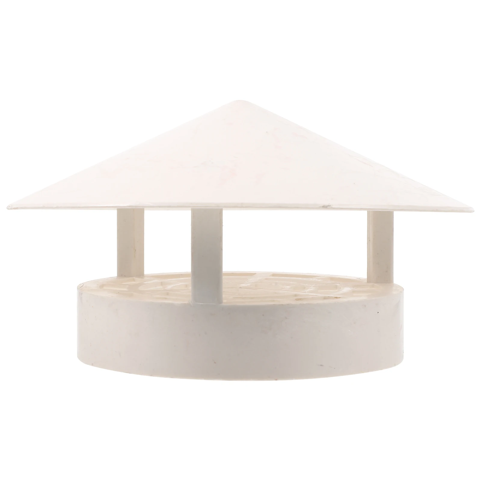 

Chimney Rain Cap 110-160Mm Pvc Roof Vent Cover Acid Resistant Flue Protector Strong Clamping Duct Ventilation Rainproof Cover