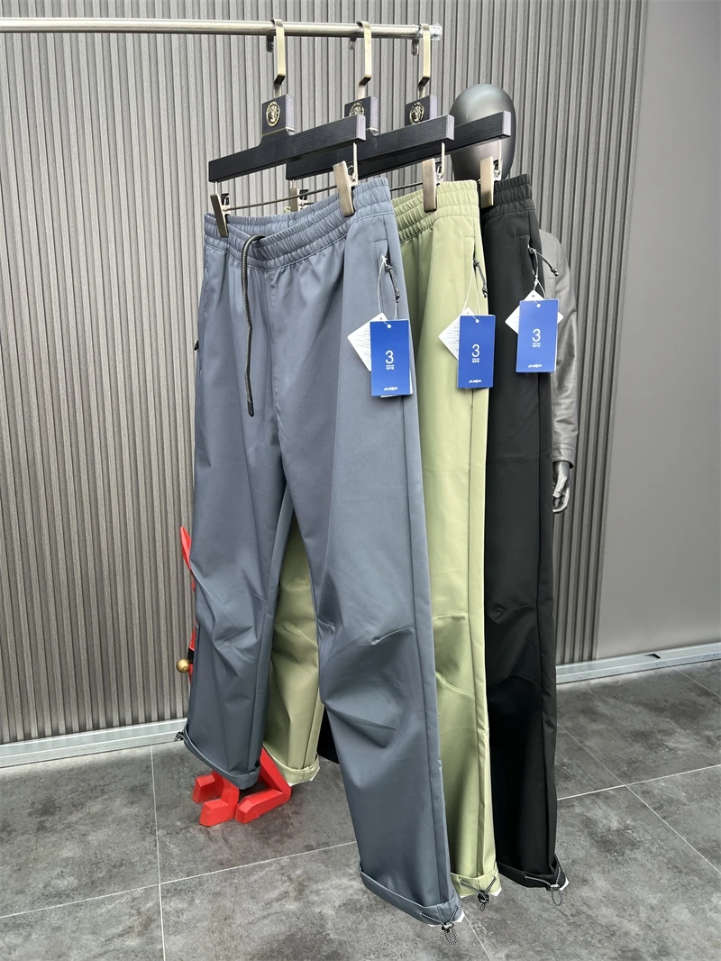 

Svip Tech Tee-Proof Fabric Men's Faion Straight Leg Outdoor Functional Casual Waterproof Trousers Autumn Season Leisure P...