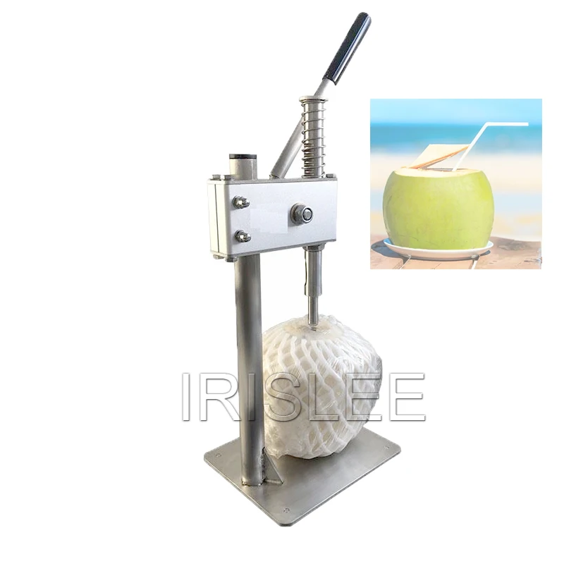 

Manual Coconut Opener Stainless Steel Coconut Punching Machine Young Coconut Driller Save Effort Drilling Hole