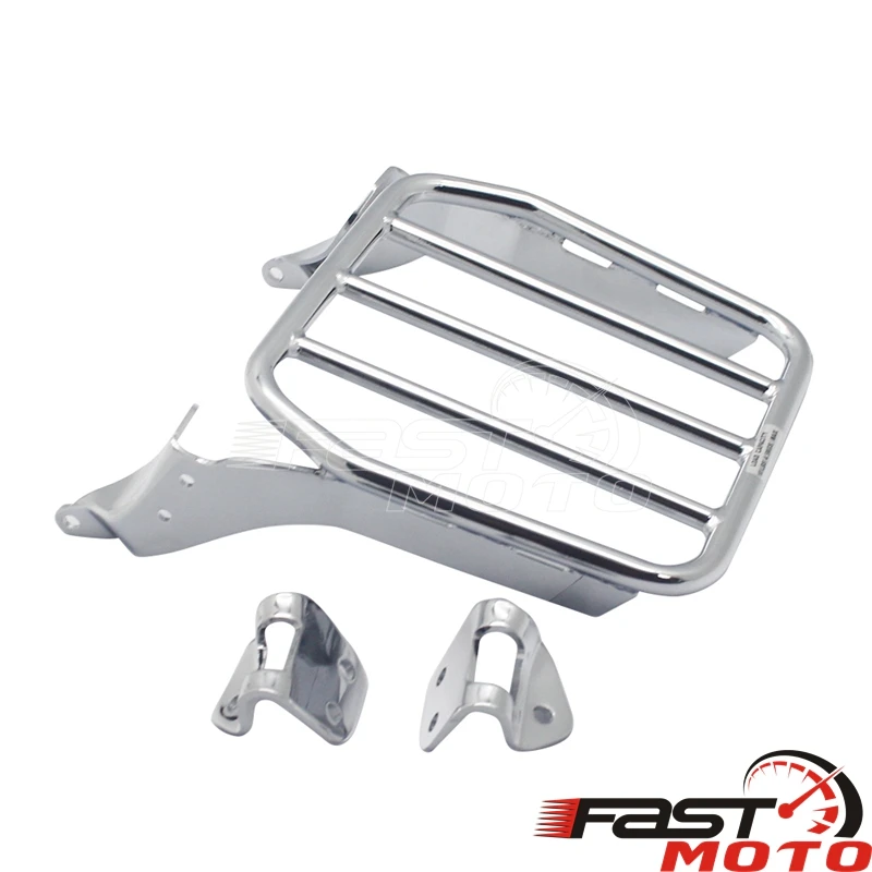 Motorcycle Luggage Rack Sissy Bar Carrier Frame For Harley Heritage Classic Street Bob Slim Deluxe FLDE FXBB Accessories 18-2021