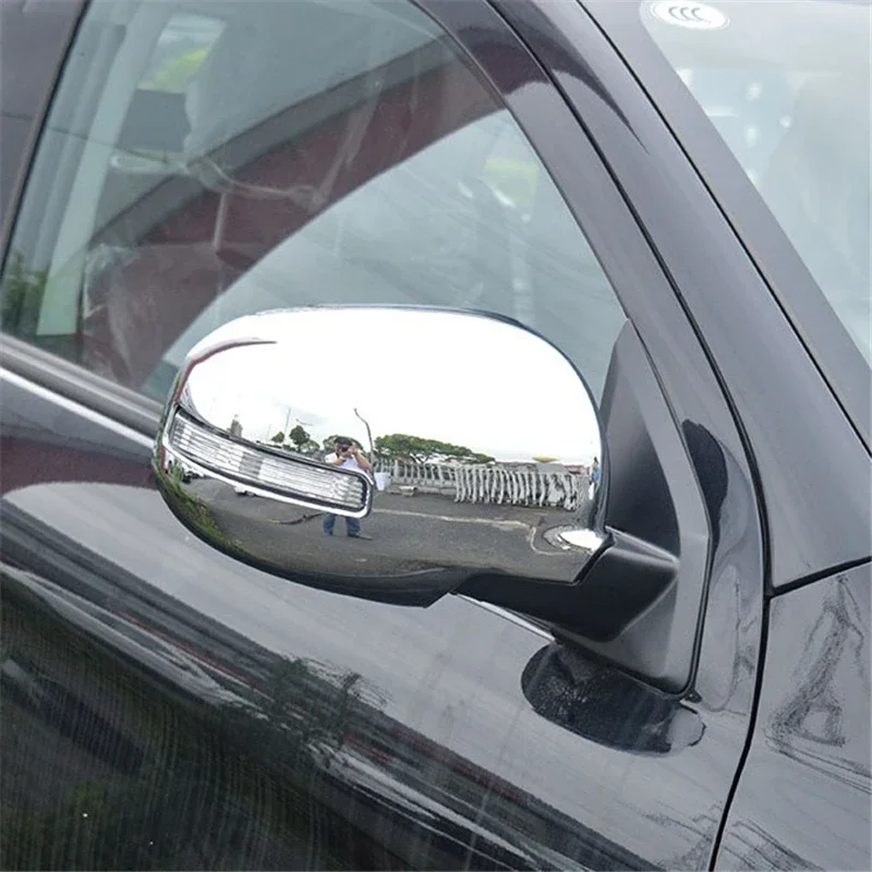 

WELKINRY For Mitsubishi ASX RVR 2010-2022 Outlander Sport Car Door Side Wing Fender Rearview Reflection Back Mirror Cap Trim