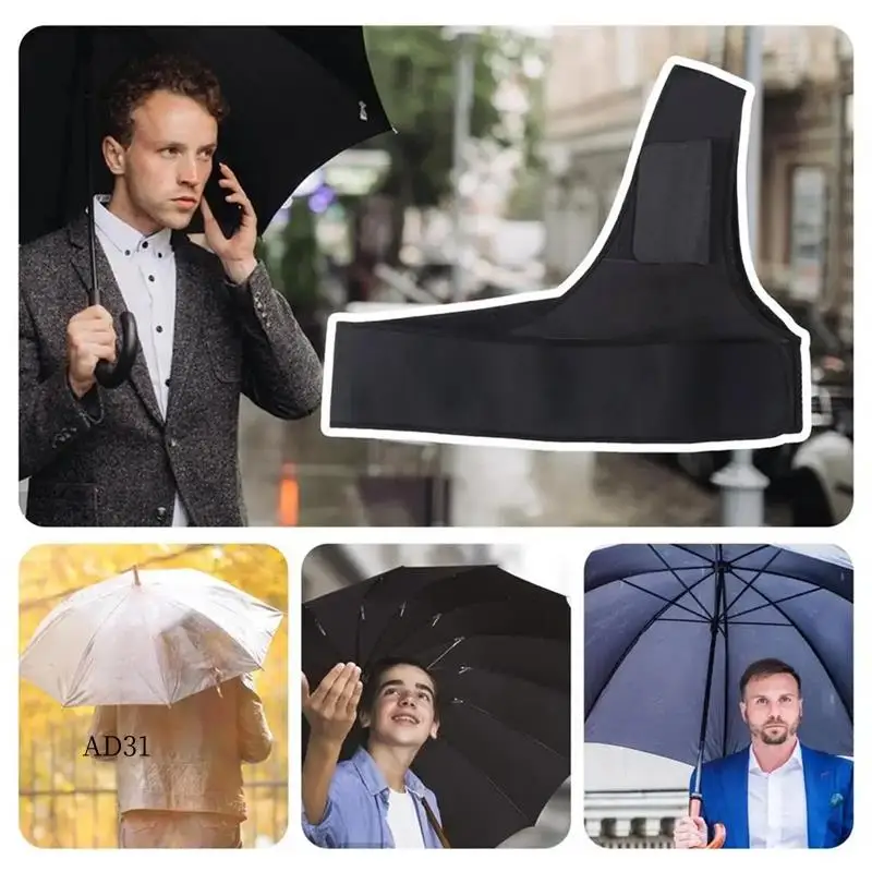 

New-Hands-Free Umbrella Holder Strap Supportive Wearable Umbrella Strap Portable Hands-Free Rain Umbrella Support Strap