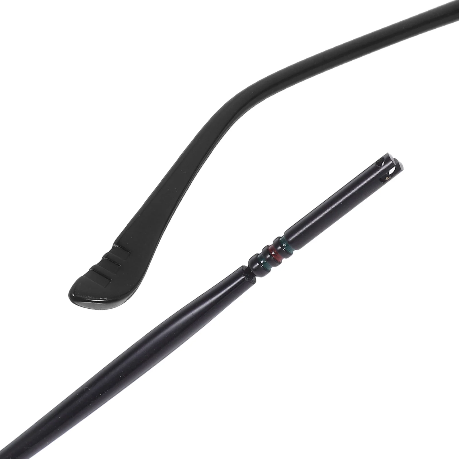 1Pair Durable Metal Eyeglass Arms Easy Installation Universal Compatibility Black Replacement Arm Temple Eyeglass Temple Arms