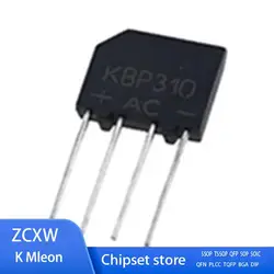 10PCS/LOT  KBP310 KBP310G RS310 KBP308 KBP307 KBP306 DIP-4 3A 1000V