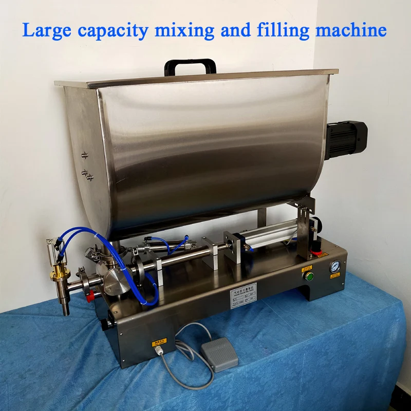 PBOBP Semi Automatic Paste Food Filling Machine Honey Single Head Piston Pneumatic Liquid Filler Nozzle 8mm 4mm Business Machine