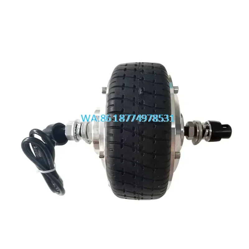 Wmwmnu for 6 Inch 24V 150W Scooter Hub Motor Wheel Geared High Torque Conversion Kit