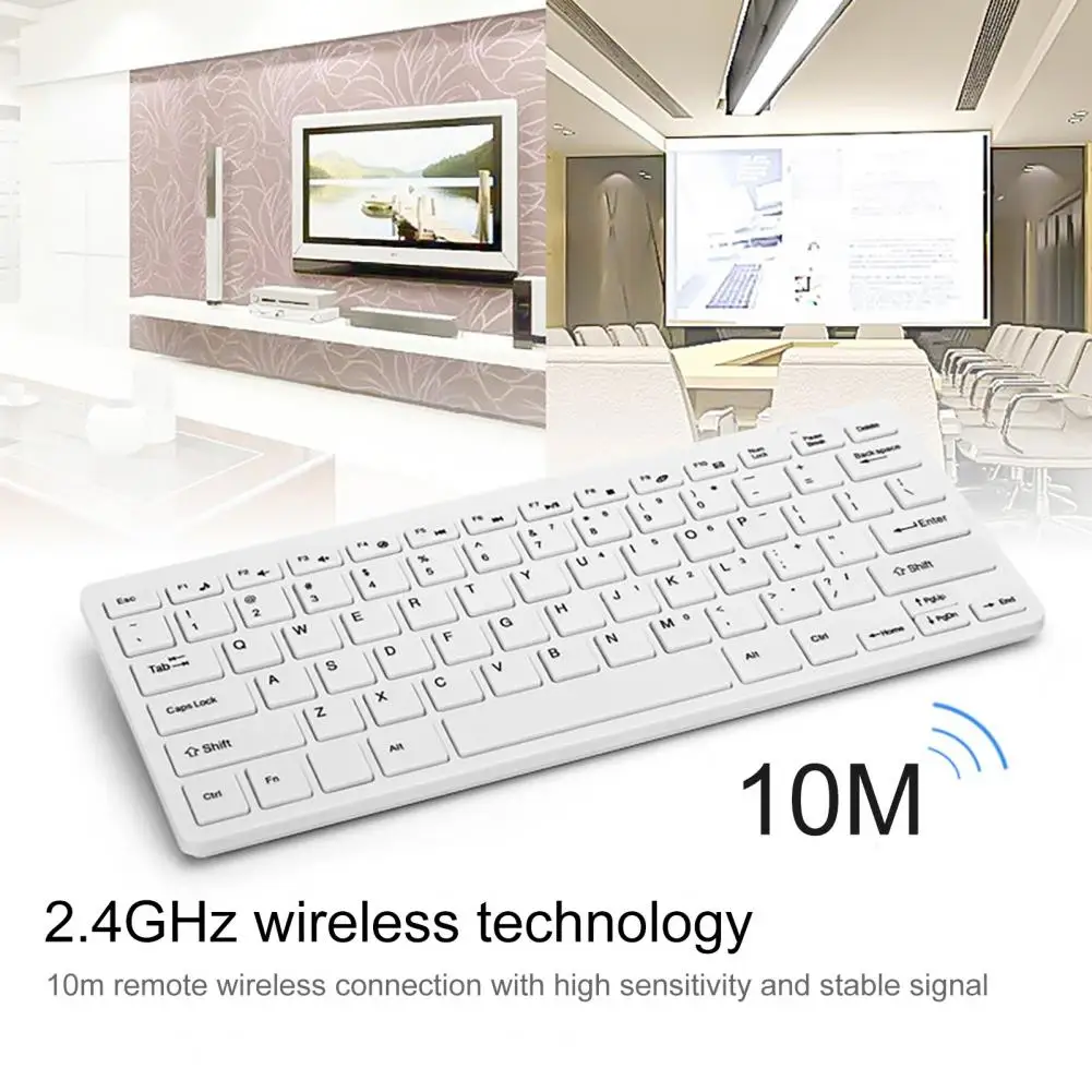 K-03 لوحة مفاتيح وماوس اللاسلكية مجموعة المحمولة التوصيل اللعب الميكانيكية لوحة المفاتيح ماوس لجهاز الكمبيوتر المحمول لوحة المفاتيح الماوس مجموعة #2