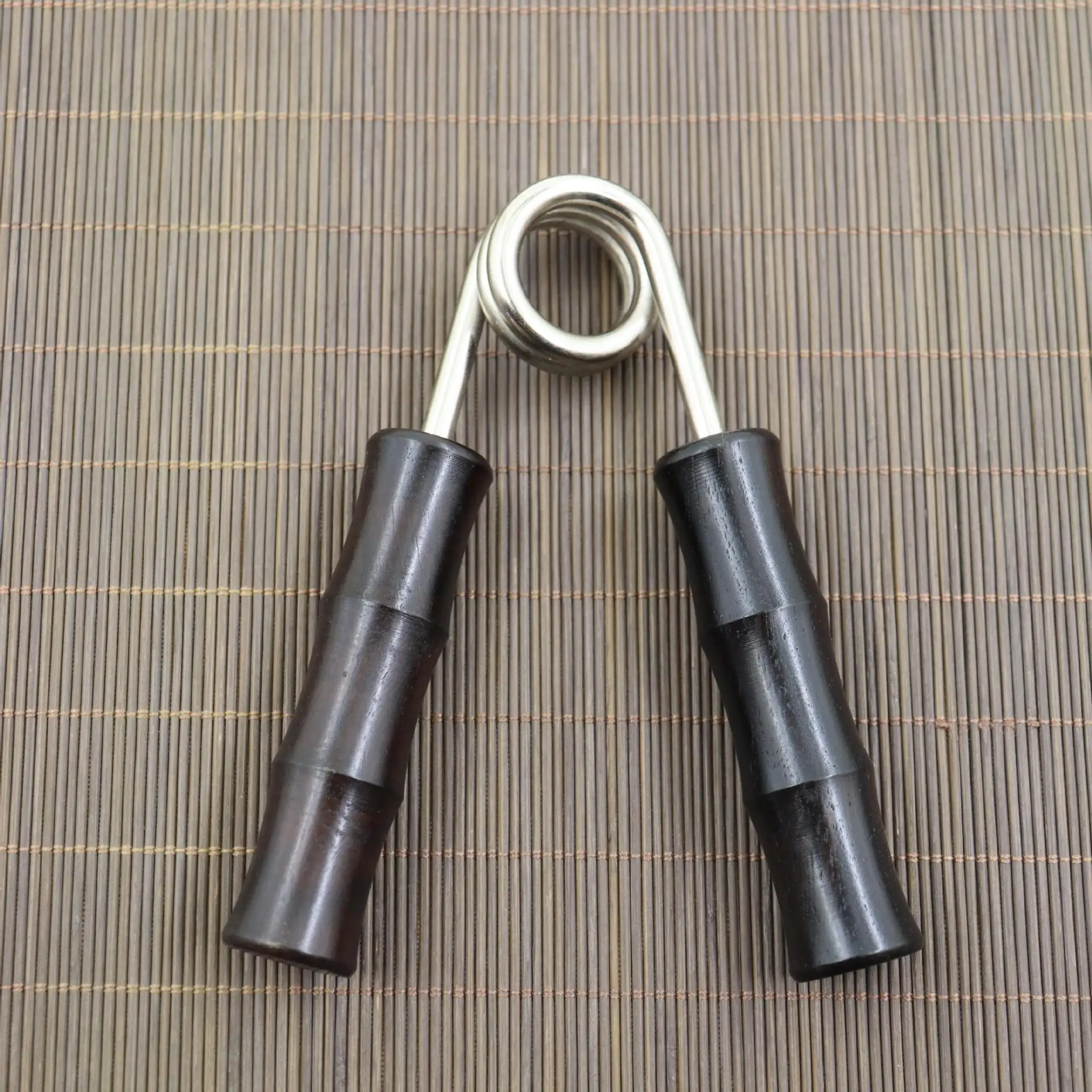 

Wooden Hand Gripper Purple Sandalwood Ebony Chicken Wing Design Palm Massager