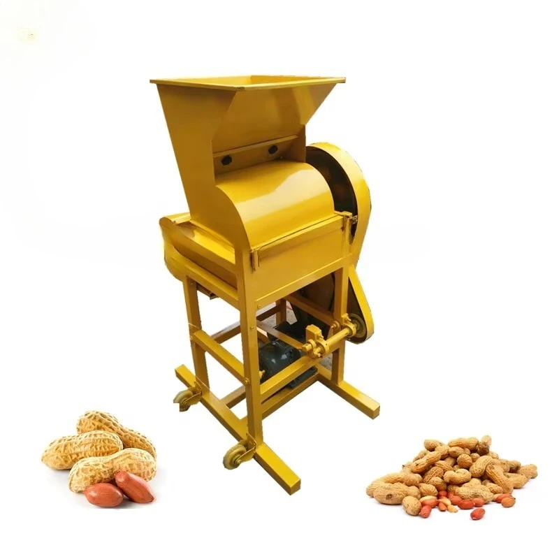 Automatic Peanut Shell Peeling Machine Peanut Huller Groundnut Decorticator Machine Price