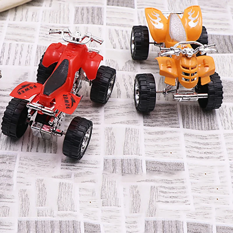 Cartoon Creative Back Force Beach Motorbike Four-wheeled Inertia Buggy Children's Educational Toy Car Model Toys